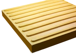 Тактильная плитка желтая 500х500х80